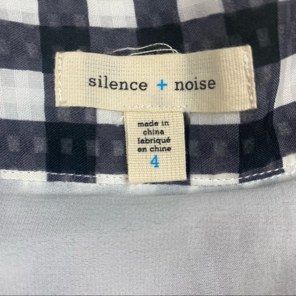 Urban Outfitters Silence + Noise Gingham Skirt Size 4 - Picture 5 of 7